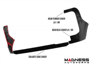 Ford Bronco Rear End Cover Kit - Armadillo - Air Design Ford Bronco Rear End Cover Kit - Armadillo - Air Design